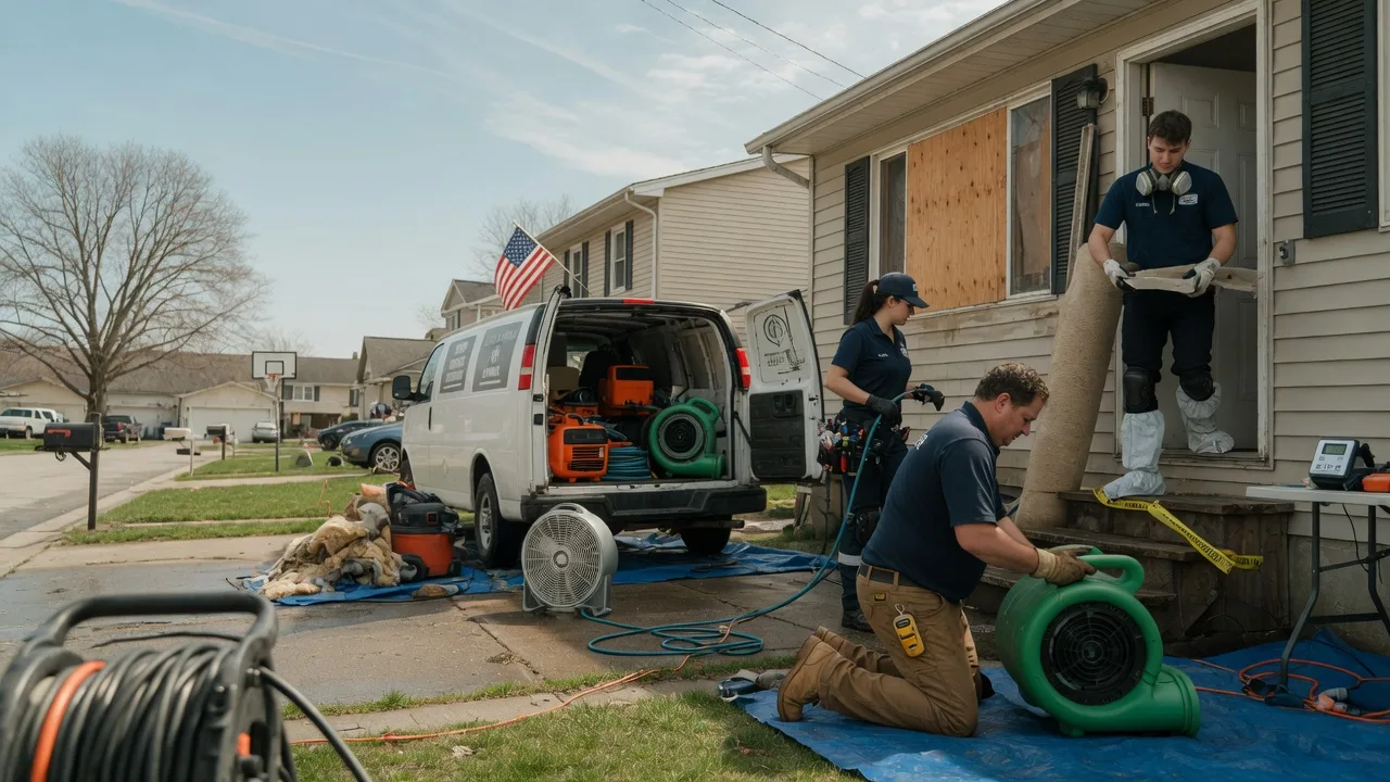 Water Damage Restoration in Ophiem, IL near me